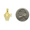 14K Yellow Gold Basketball In The Net Charm FindingKing Jewerly 21mm x 13mm